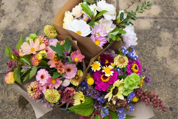 bouquets ready for Flower delivery yorkshire